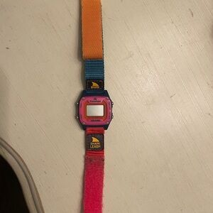 Freestyle Shark Leash Watch with Pink and Orange Strap